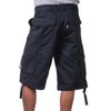 Pro Club Men's Cotton Classic Straight Leg Twill Cargo Shorts with Belt - 3 of 4