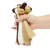 Bright Creations 24 Pack Straight Doll Hair Wefts for Rerooting, Wig Making, 12 Colors, 5.9 in - 3 of 4