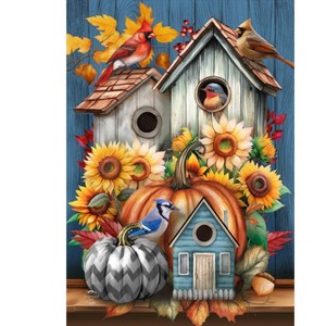 Briarwood Lane Fall Garden Flag 12x18 For Outdoor Fall Feathered Friends For Fall Garden Flag Flags For Outside - 1 of 4
