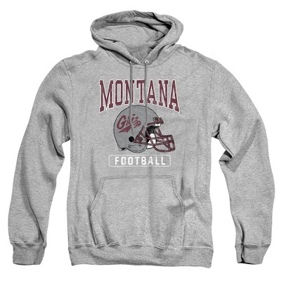 Men's University Of Montana Football Helmet Pull-Over Hoodie