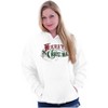 Classic Merry Christmas Mistletoe Hoodie Sweatshirt Women Men Brisco Brands - 4 of 4