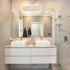Rennnsan Cylven 20"W Hardwired Rectangle Industrial LED Dimmable Vanity Light in Silver - 4 of 4