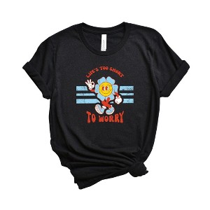 Simply Sage Market Women's Life's Too Short Short Sleeve Graphic Tee - 1 of 3