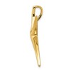 Black Bow Jewelry 14k Yellow Gold LG Polished Pencil Starfish Slide Pendant, 28 x 32mm - 2 of 4