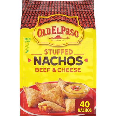 Old El Paso Frozen Beef & Cheese Stuffed Nachos - 17oz/40ct