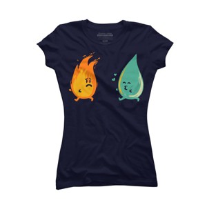 Junior's Design By Humans Impossible Love By radiomode T-Shirt - 1 of 3