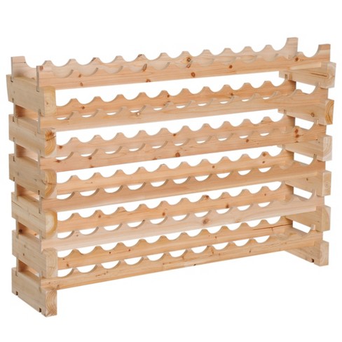 Wine rack shelves online wood