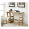 Breighton Home Trinity Trestle Style Desk with Built-In Shelves - image 3 of 3