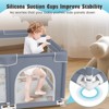 Baby Playpen , Large Indoor and Outdoor Play Yards, 360° Visibility , for Toddler - 4 of 4