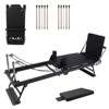 Pilates Reformer Foldable Pilates Machine - Home Gym Equipment, Pilates Workout Machine, Beginner Pilates Equipment, Advanced Pilates Machine - 2 of 4