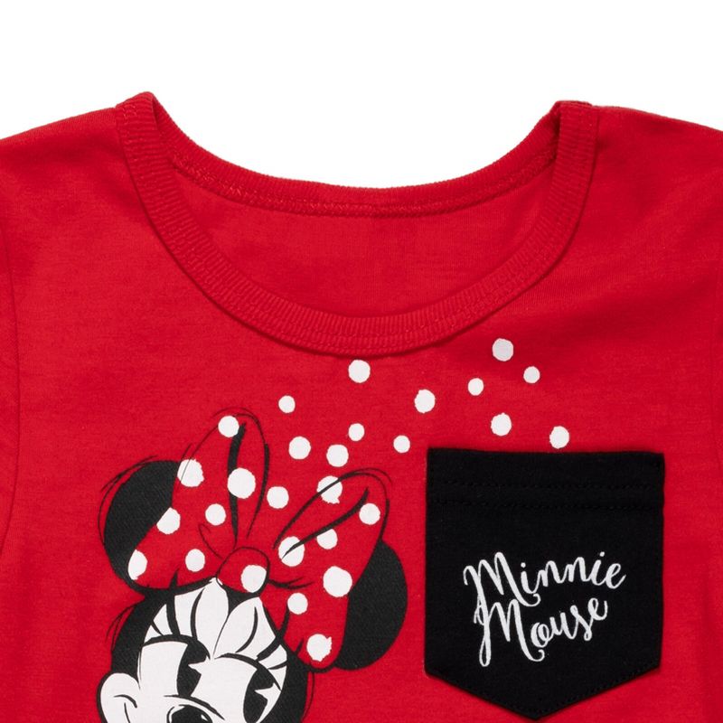 Disney Minnie Mouse Nightmare Before Christmas Winnie the Pooh Lilo & Stitch Sally Zero Girls T-Shirt Toddler to Big Kid, 5 of 8