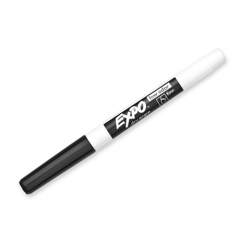 Expo 4pk Dry Erase Markers Fine Tip Black, 3 of 11