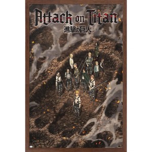 Trends International Attack on Titan: The Final Season - Part 3 Teaser Framed Wall Poster Prints - 1 of 4