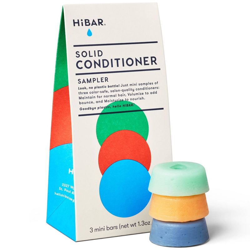 HiBAR Sampler Conditioner 3 Mini Bars - 1.3oz, 1 of 7