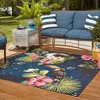 Unique Loom    Outdoor Botanical Phipps Area Rug - 2 of 4
