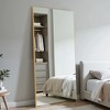 Wooakway 71''x 34'' Modern Rectangle Metal Bathroom Vanity Mirror Full Length Mirror Leaning Mirror - 2 of 4
