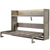 Whisen Twin-Size Murphy Bed with Built-In Bookshelf & Storage – Space-Saving, Sturdy LVL/MDF Design, No Box Spring Needed - 4 of 4