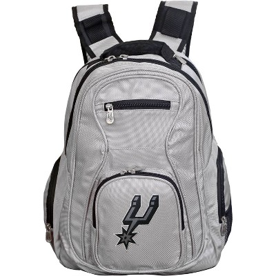  NBA San Antonio Spurs Gray Laptop Backpack 