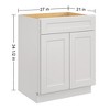 LOVMOR in Plywood Soft-Close Bath Vanity Cabinet without Top for Kitchen, Bathroom, Living Room - 4 of 4