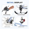 YONWAY 24 Inch Cruiser Bike, 6 Speeds Hybrid Bikes With Dual Disc Brake Suitable For Leisure Riding And Long-distance Commuting - 3 of 4