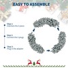Artificial Christmas Wreath with Elegant Bow, Pre-Lit with Energy-Efficient LED Lights - 4 of 4