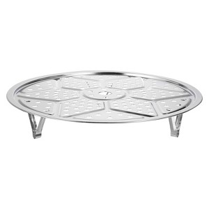 Unique Bargains Stainless Steel Heat Resistant Rust Resistant Steamer Rack with Stand - 1 of 4