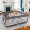 Large Baby Playpen – 47×47in Toddler Play Yard, Indoor Activity Fence for Apartments, Safe & Spacious Play Area - 2 of 4