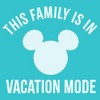 Girl's Mickey & Friends This Family Is In Vacation Mode T-Shirt - 2 of 4
