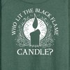 Women's - Hocus Pocus - Who Lit The Black Flame Candle Lightweight French Terry Slouchy - 2 of 4