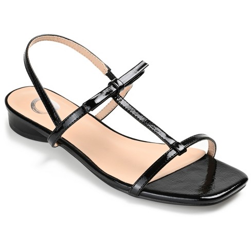 Black sandals outlet low block heel