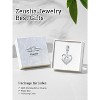 Sterling Silver Heart Birthstone Charms - Customizable Beads for Bracelets & Necklaces, Gift for Women - 3 of 4
