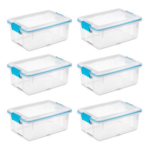 Sterilite 5.7 Qt Large Plastic Stackable Storage Bin w/Clear Latch Lid (12  Pack), 12pk - Pick 'n Save