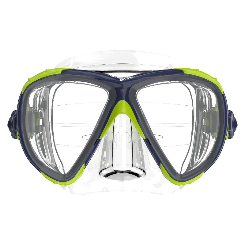 Speedo Adult Explorer High Rise Dive Mask, 3 of 6