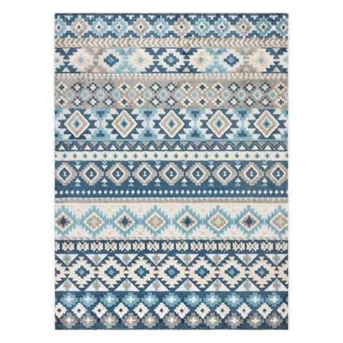 TOWN & COUNTRY EVERYDAY Dahlia Southwestern Stripe Indoor Outdoor Area Rug - image 1 of 4