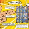 Bazillion Dreams Marvel X-Men Characters Comic Cards Fleece Soft Throw Blanket | Measures 60 x 45 Inches - 2 of 4