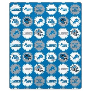 NFL Detroit Lions 50x60 Holiday Blanket - 1 of 1