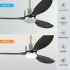 Airsurfer 52-Inch White Ceiling Fan with Remote, Reversible DC Motor, 3 ABS Blades & Color-Changing LED Light - 4 of 4