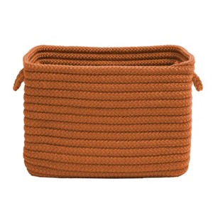 Colonial Mills Modern Farmhouse Home Basket, 12"x8"x10", Pumpkin - 1 of 1
