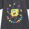 - SpongeBob SquarePants - So Eggcited Graphic Short Sleeve Fleece Dress - 2 of 4