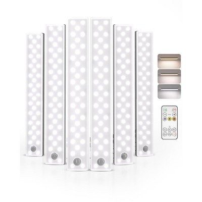 EZVALO 9" 2000mAh Rechargeable Under Cabinet Lighting Wireless w/Remote Control, Motion Sensor
