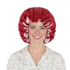 Anna-Kaci Satin Sleep Bonnet Double Layer Ruffled Edge Reversible Silky Cap for Curly and Natural Hair - 2 of 4