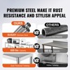 VEVOR Double Overshelf, Double Tier Stainless Steel Overshelf, 12 x 48 Inch Double Deck Overshelf, Height Adjustable Overshelf Prep Work Table - 3 of 4