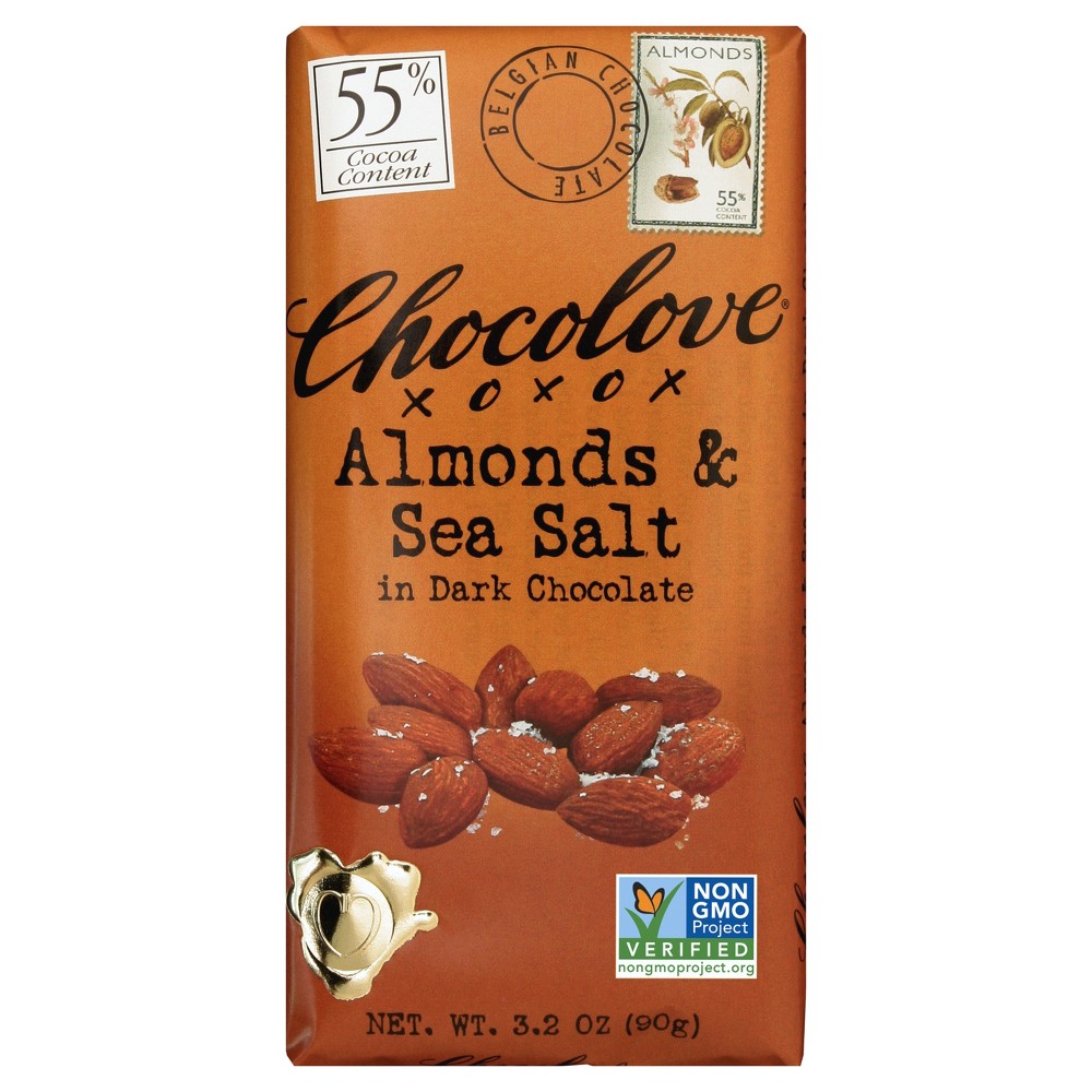 UPC 716270001554 - Chocolove Almonds Seasalt in Dark Chocolate, 3.2 ...