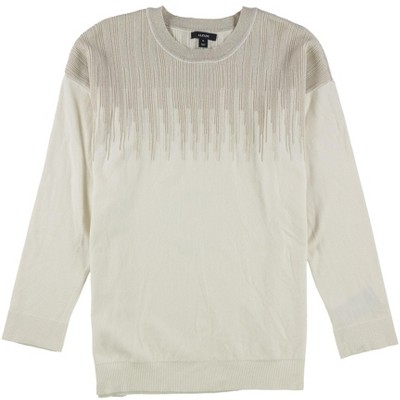Alfani Womens Vented Hem Pullover Sweater