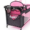Baby Dolls Multi Bed,  Black, Pink, Hearts - 3 of 4