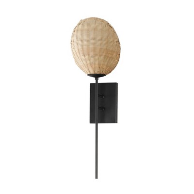 Maxim Lighting Maldives 1 - Light Wall Light in  Black