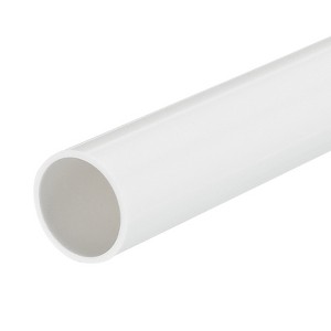 Unique Bargains High Impact Water Plumb Cable Sleeve PVC Rigid Round Pipes 13" Length - 1 of 3