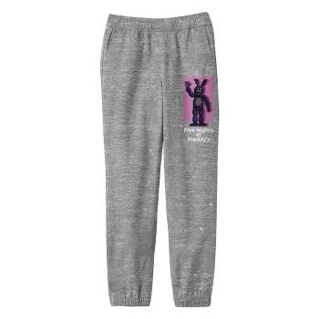 Five Nights At Freddy'S Bonnie with Purple Shadow Youth Boys Heather Athletic Pants