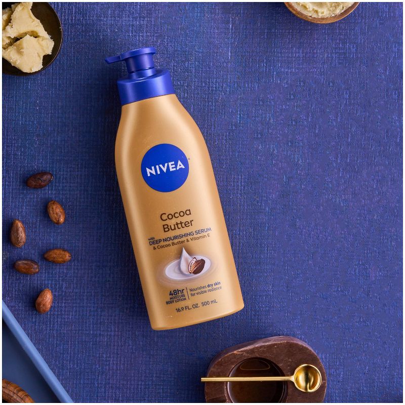 NIVEA Cocoa Butter Body Lotion for Dry Skin - 16.9 fl oz, 6 of 11