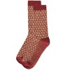 Memoi Women's Suited Threads Acrylic Knit Boot Socks Burgundy One Size - 3 of 4